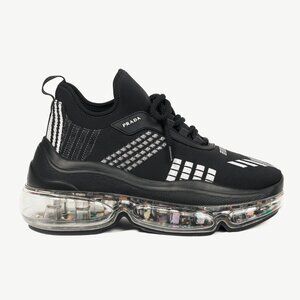Prada Cloudbust Nero Nylon Tech Low-Top Sneakers
